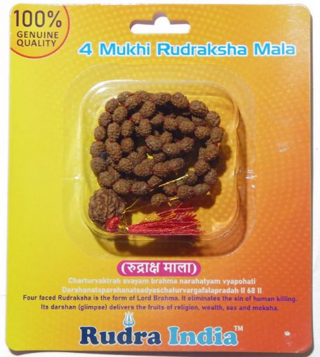 4 Mukhi Rudraksha Nepali mala