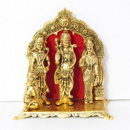 Lord Ram, Laxman, Sita with Hanuman