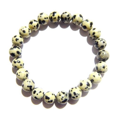 Dalmatian Jasper  Gemstone Bracelet 