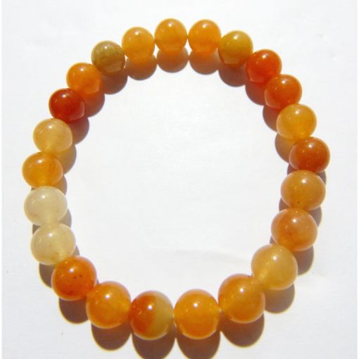  Orange Aventurine Gemstone Bracelet 