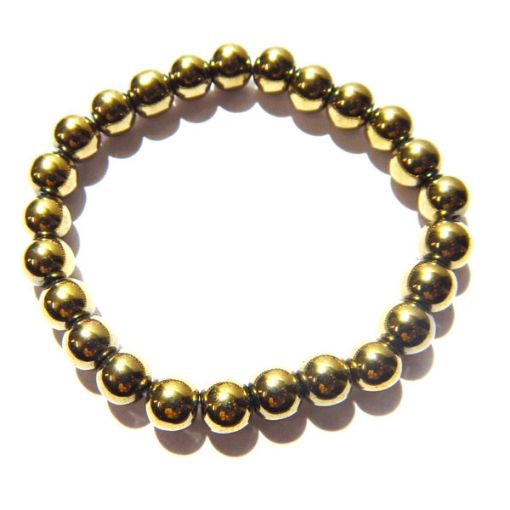 Golden Hematite Gemstone Bracelet 