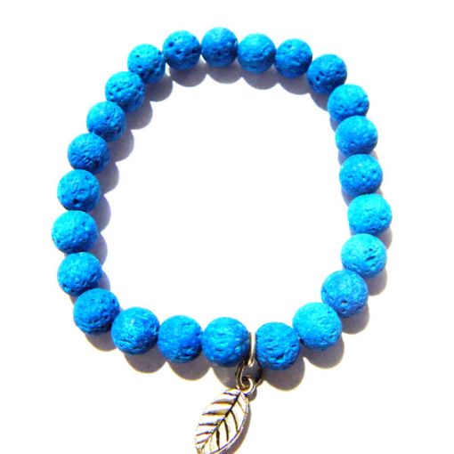 Coloured Lava Gemstone Bracelet 