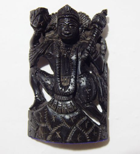 Hanuman  Ebony Wood Murti 