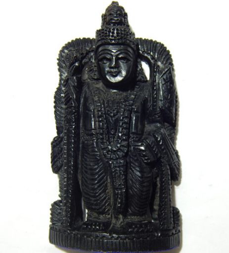 Lord Murugan  Ebony Wood Murti  