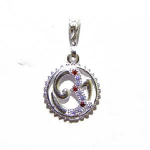 Silver OM Pendant