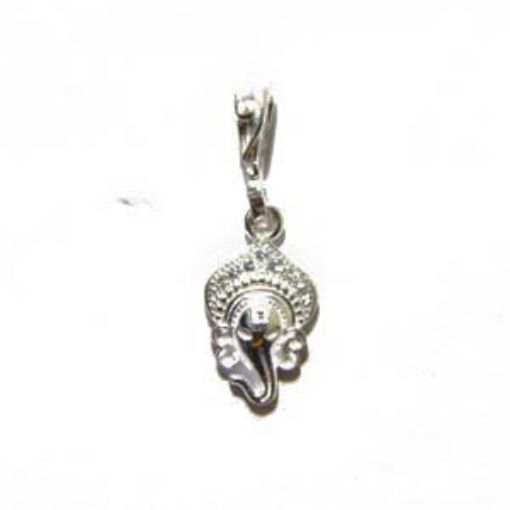 Silver Ganesh Pendant 
