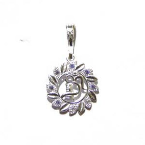 Silver Om-Shivling Pendant 