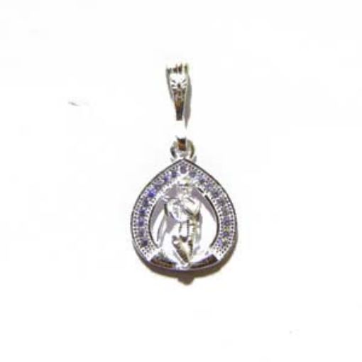 Silver Krishna Pendant  