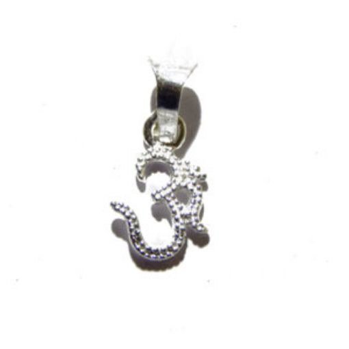 Silver Om Pendant  