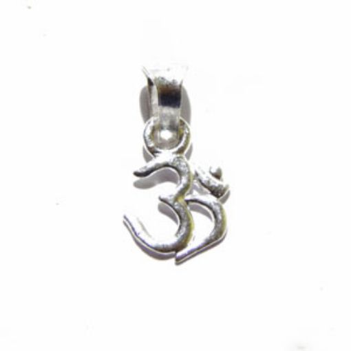 Silver Om Pendant 