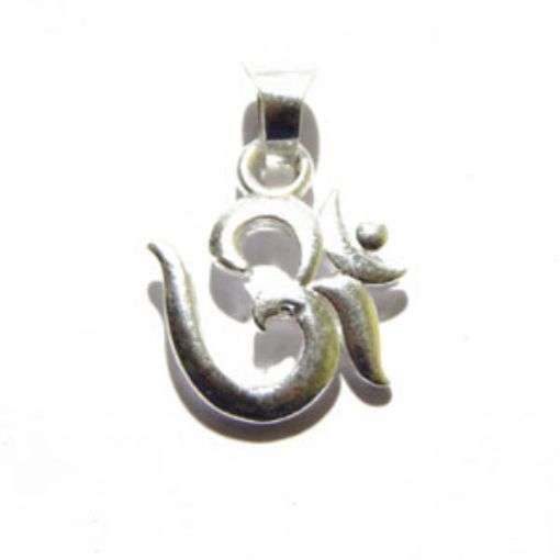 Silver Om Pendant 