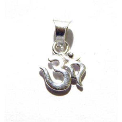 Silver Om Pendant  