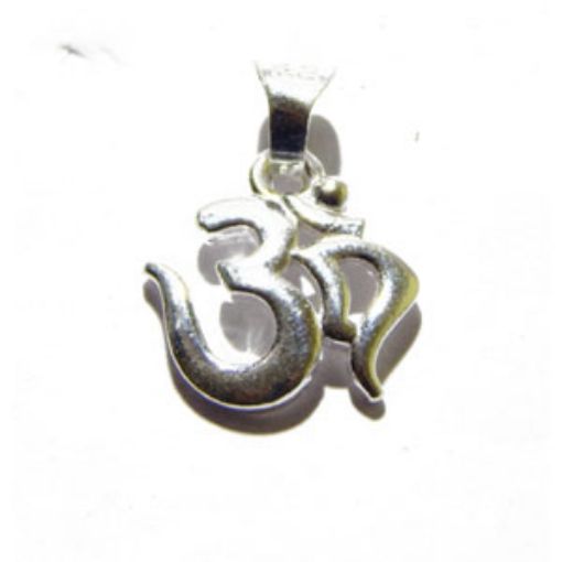 Silver Om Pendant    