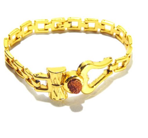 Rudraksha Shivaya Fancy Metal Bracelet