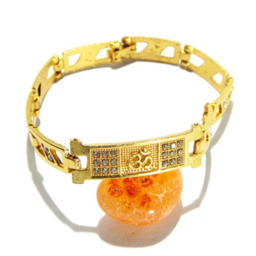 Om Fancy Metal Bracelet