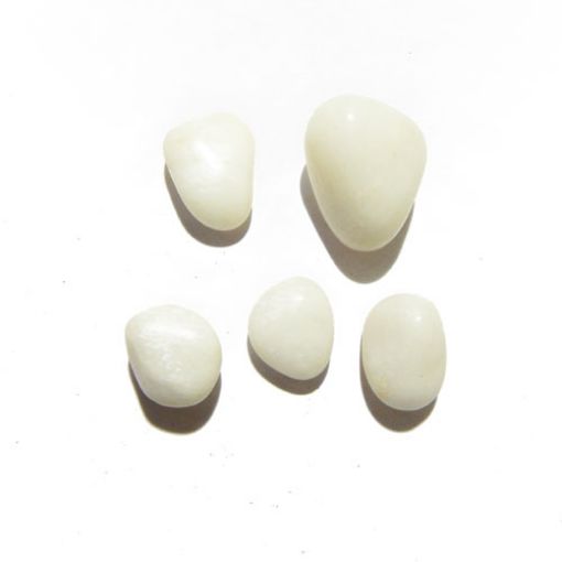 Natural White Agate Tumble   