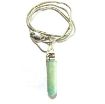Green Aventurine Pencil Pendant With Chain