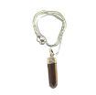 Tiger Eye Pencil Pendant with Chain  