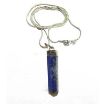 Lapis Lazuli  Pencil Pendant with Chain 