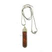 Unakite  Pencil Pendant with Chain