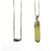 Green Aventurine Light Pencil Pendant with Chain 