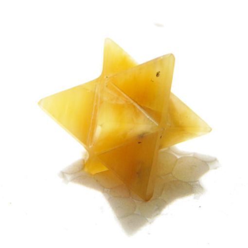 Yellow Aventurine merkaba star