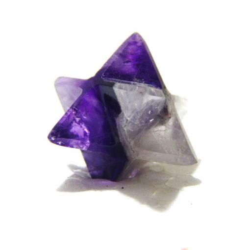 Amethyst Merkaba Star