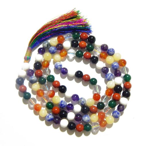 9 grah gemstone mala
