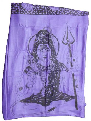 Large Size 7 Chakra Printed Stole