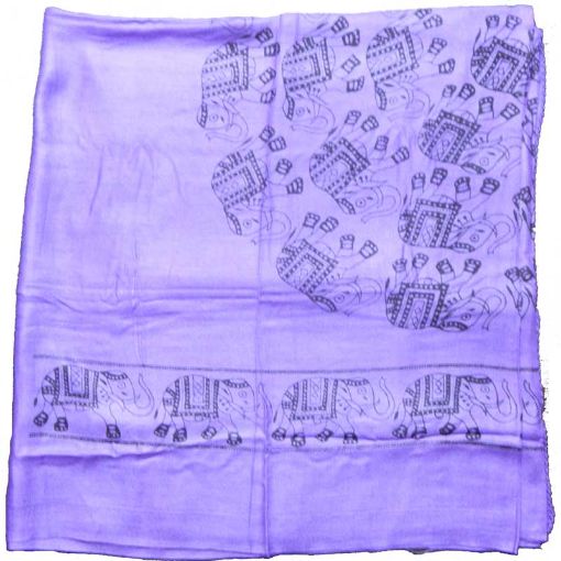 Large Size 7 Chakra Printed Stole