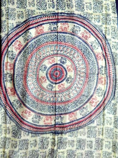 Large Size 7 Chakra Printed Stole