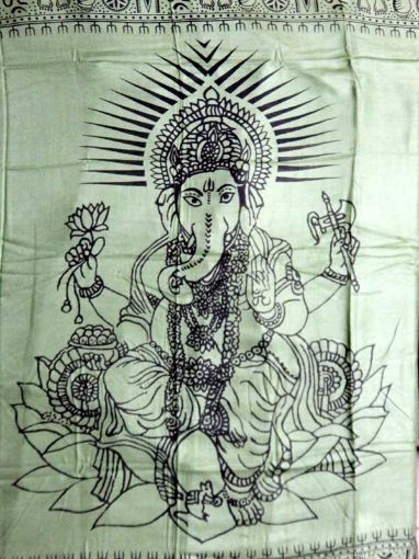 Large Size Ganesha Printed Stol