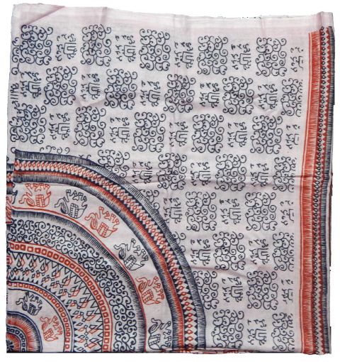 Large Size Traditional Elephant Print Stole