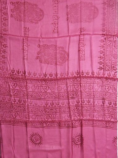 Small Size Shiva Printed Stole