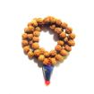 Rudraksha Mala with Lapis Pendant